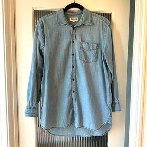 Madewell 100% Cotton Denim Button Down • Size M